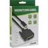 InLine USB-Display-Kabel, USB-C Stecker / DVI Stecker (DP Alt Mode), schwarz, 1 m