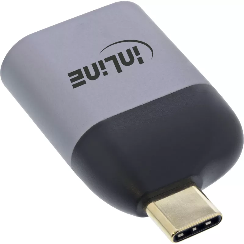InLine USB Display Converter, USB-C Stecker auf HDMI Buchse, 4K60Hz