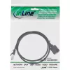 InLine Patchkabel integrierte Verlängerung, S/FTP (PiMf), Cat.6A, LSZH, Kupfer, 2m