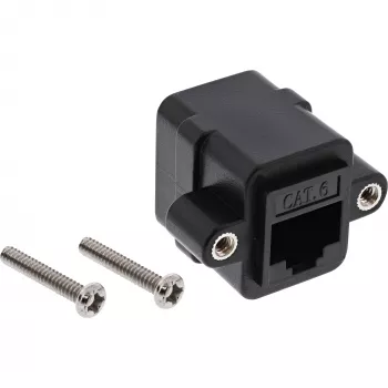 InLine Patchkabel-Kupplung UTP 2x RJ45 Buchse zur Installation