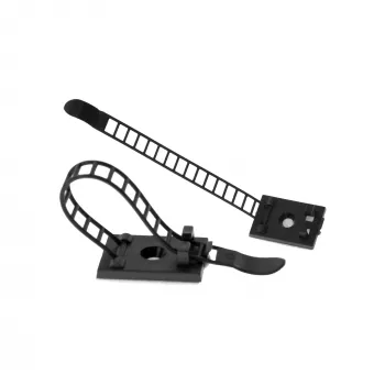 Verstellbarer Kabelclip InLine 85 mm, schwarz, 10 Stück