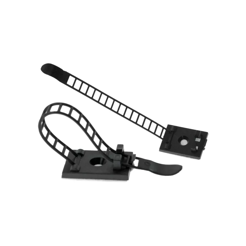 Verstellbarer Kabelclip InLine 85 mm, schwarz, 10 Stück
