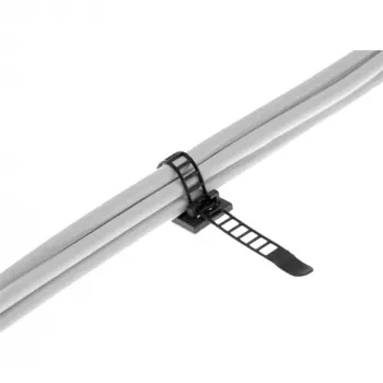 InLine Verstellbare Kabelklemme 94mm natur 10 Stück
