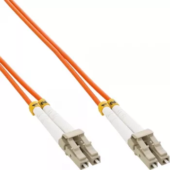 Glasfaser-Duplexkabel LC/LC InLine 88541 50/125µm OM2 1m