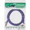 InLine Patchkabel S/FTP PiMF Cat.6 250MHz PVC Kupfer violett 0,25m
