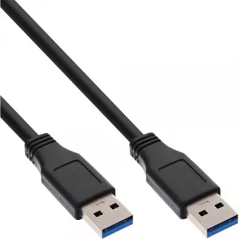 InLine USB 3.2 Gen.1 Kabel Typ A Stecker / A Stecker, schwarz, 3 m