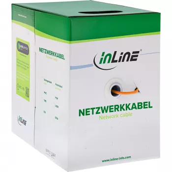 InLine Massiv-Installationskabel 250MHz S/STP Cat.6 CU AWG23 halogenfrei 500m