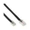 InLine Modular-Kabel RJ45 8P6C auf RJ12 6P6C Stecker / Stecker 10 m
