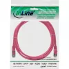 InLine Patchkabel SF/UTP Cat.5e Pink 0,25 m