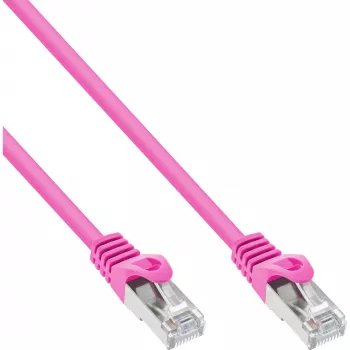 InLine Patchkabel SF/UTP Cat.5e Pink 20m