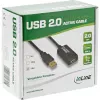 InLine USB 2.0 aktives Signalverstärkerkabel Typ A Stecker / A Buchse, 25 m