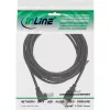 InLine USB 2.0 Kabel abgewinkelt Typ A Stecker / B Stecker, schwarz, 2m