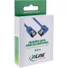 InLine SATA 6Gb/s Rundkabel, einseitig 90°-Winkel, mit Verriegelungen, 0,3 m