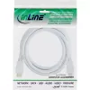InLine High Speed HDMI-Kabel mit Ethernet, M/M, weiß, goldene Kontakte, 3 m