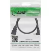 InLine High Speed HDMI Kabel mit Ethernet, abgewinkelt, 1,5m
