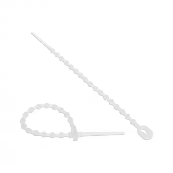 Kabelbinder InLine 150 mm weiß, 100er-Pack – Länge 150 mm, Nylon-Befestigungselemente