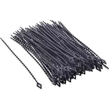 Kabelbinder InLine 100 mm schwarz, 100er-Pack — 100 mm Länge, schwarz, 100 Stk.