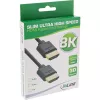 InLine Slim Ultra High Speed HDMI-Kabel M/M 8K4K vergoldet schwarz 0,5m