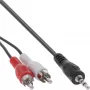 Audiokabel 2x Cinch-Stecker / 3,5-mm-Stereo-Stecker 1 m InLine 89944L