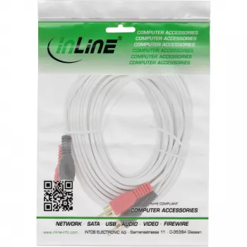 InLine RCA Kabel 2x RCA Stecker / Stecker vergoldet 7m