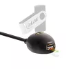 InLine USB 3.2 Gen.1 Kabel USB Typ A M / A W + Stromversorgung, mit Ständer, schwarz, 3m