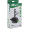 InLine USB 3.2 Gen.1 Kabel USB Typ A M / A W + Stromversorgung, mit Ständer, schwarz, 3m
