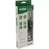 InLine schlank Audio-Flugzeugsitz-Kabel 2x 3,5 mm Stecker auf 1x 3,5 mm Buchse, 1 m