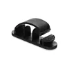 Kabelmanager-Tasche mit Klebeband, InLine 5,4 cm Breite, 10 Stk., schwarz