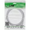 InLine Netzkabel, CEE 7/7 gerade / 3-polig IEC C13 Stecker, grau, 1m