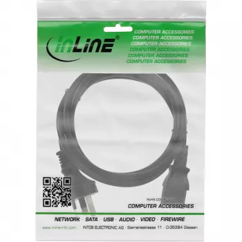 InLine Netzkabel, Australien auf 3-polig IEC C13 Stecker, 5 m