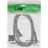 InLine Netzkabel, Stecker Typ A (USA) / Euro-8-Buchse, 3 m