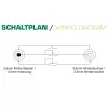 InLine schlank Audiokabel 3,5 mm Stecker / Buchse mit Lautstärkeregler 0,25 m