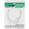InLine-Netzkabel, Euro-Stecker / Euro8-Stecker, weiß, 5,0 m