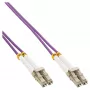 InLine Glasfaser-Duplexkabel LC/LC 50/125µm OM4 40m