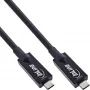 InLine USB 3.2 Gen.2 AOC-Kabel, USB-C Stecker/Stecker, schwarz, 3m