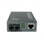 LevelOne RJ45 zu SC Gigabit Medienkonverter, PoE PSE, Multimode-Faser, 0,5 km