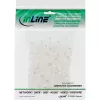 InLine Modular-Stecker 8P4C RJ45 zum Crimpen auf Flachbandkabel ISDN 100 Stück