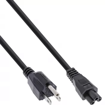 InLine Netzkabel USA / Kanada für Notebook schwarz 2m