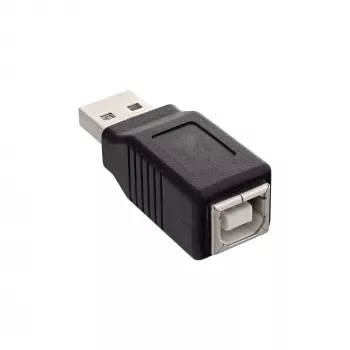 USB 2.0 Adapter Typ A Stecker / Typ B Buchse InLine 33443