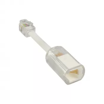 InLine Twist-Stop-Entdraller für Telefonhörer Transparent + Kabel