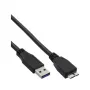 InLine USB 3.2 Gen.1 Kabel Typ A Stecker / Micro B Stecker, schwarz, 2m