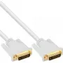 InLine DVI-D-Kabel 24+1 Stecker/Stecker DVI Dual Link weiß/gold 3m