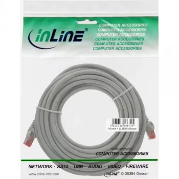 InLine Patchkabel S/FTP PiMF Cat.6 250MHz PVC Kupfer grau 40m