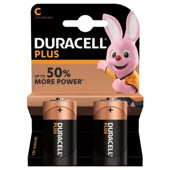 Duracell Plus Einwegbatterie C Alkaline