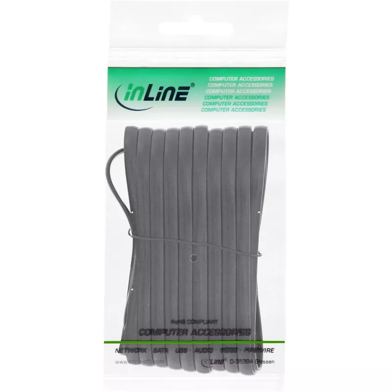 InLine Modular Kabel RJ12 male / male 6P6C 15m