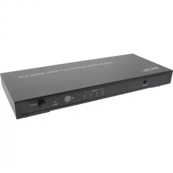 InLine 4×1 HDMI 4K Switch mit Audio