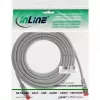 InLine Patchkabel S/FTP PiMF Cat.6 250MHz Kupfer halogenfrei grau 15m