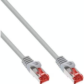 InLine 30 Stück Bulk-Pack Patchkabel S/FTP PiMF Cat.6 250MHz PVC Kupfer