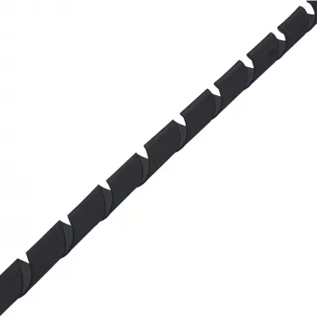 Spiral-Kabelmantel InLine 10 m, schwarz, 25 mm Durchmesser