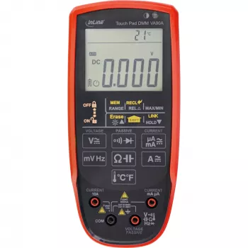 InLine 43127 Multimeter mit Touchpad und beleuchtetem Display, CAT III/CAT IV